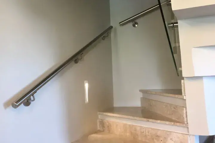 Suporte de corrimão para parede inox 304
