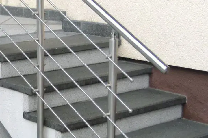 corrimão inox de encaixe