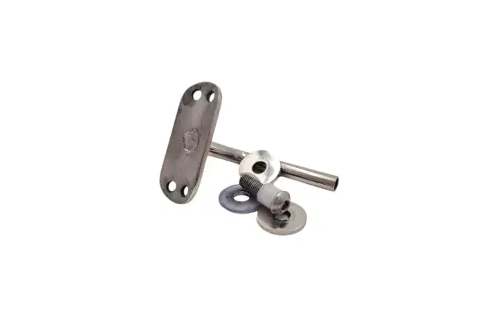 suporte inox para corrimão de vidro