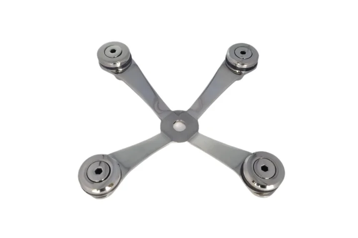 acessórios de inox spider para vidro
