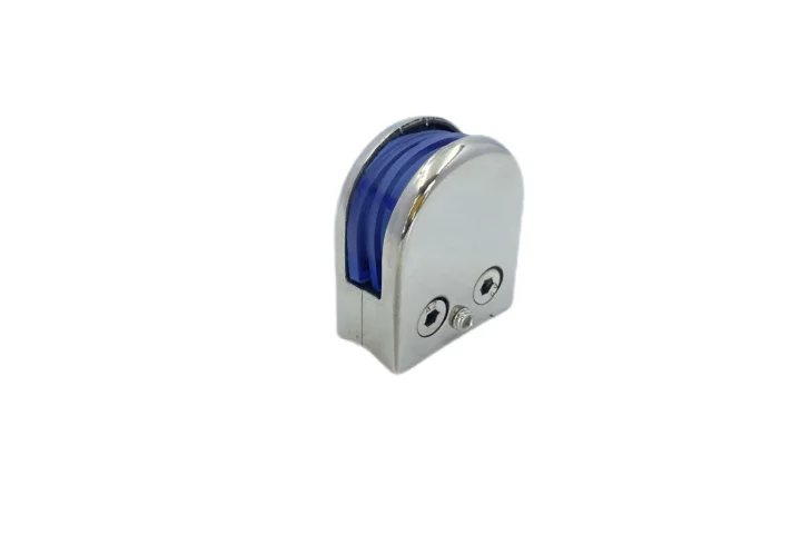 acessórios presilha de inox para guarda corpo de vidro