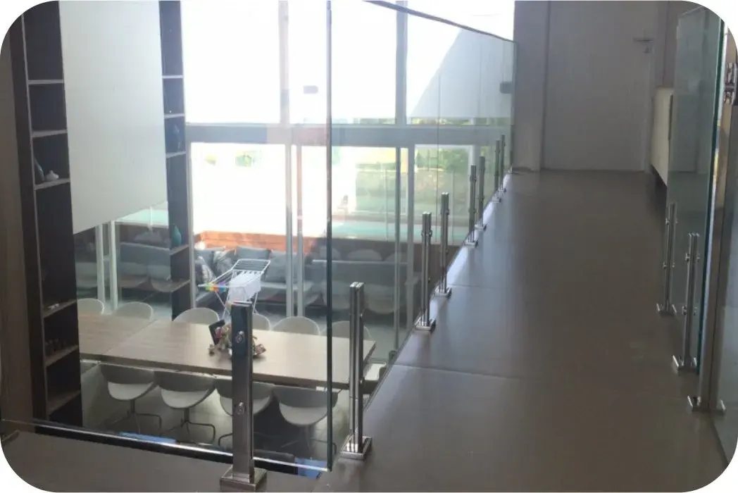 torre pinça de aço inox 304 para corrimão