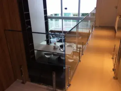 perfil u inox para vidro temperado