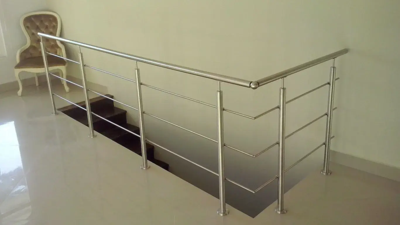 guarda corpo inox com de tubos