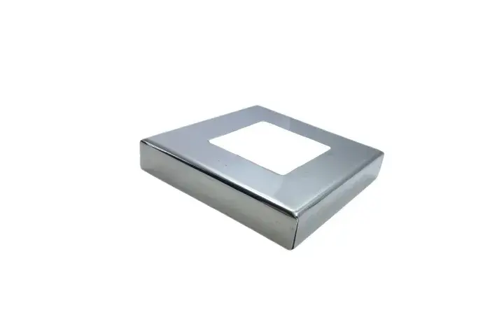 Canopla quadrada inox 304