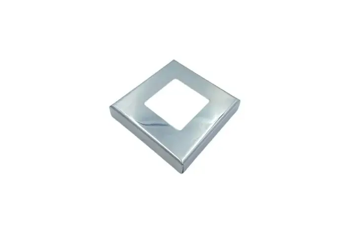 Canopla quadrada inox 304
