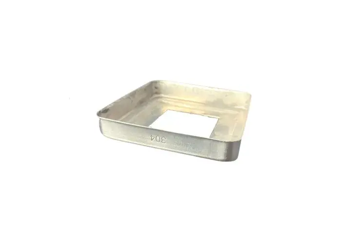 Canopla quadrada inox 304