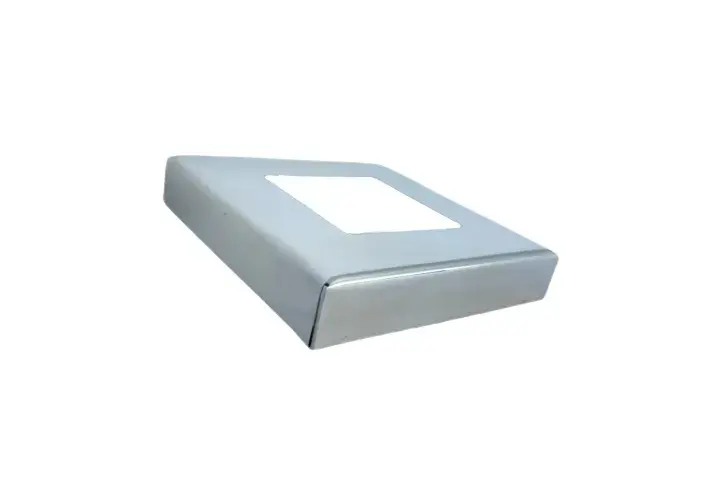 Canopla quadrada inox 304