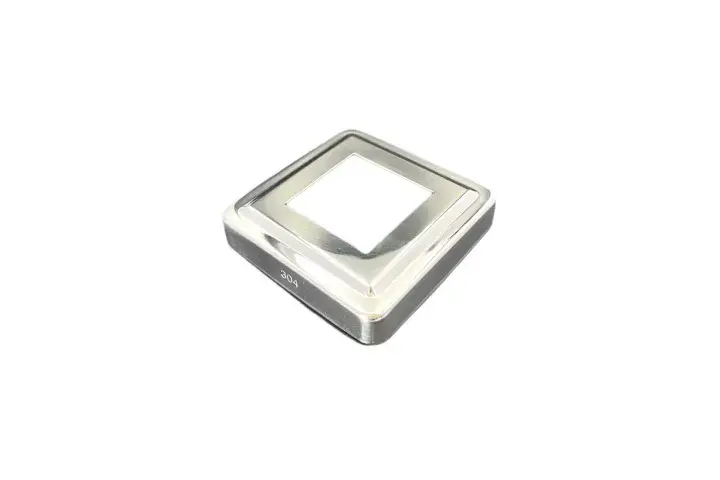 Canopla quadrada inox 304
